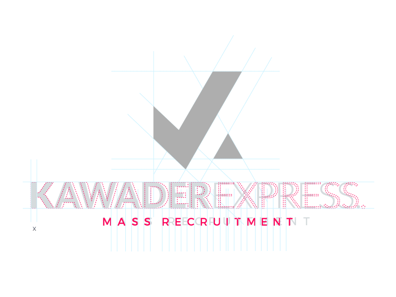 Kawader Logo brand branding identity k letter logo logotype mark recruitment typography wordmark