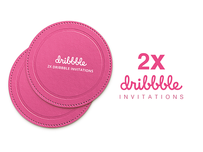 2x Dribbble Invitations