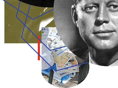 Kennedy bit map collage