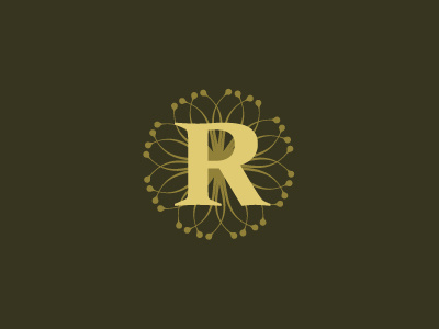 Rubicon Logo Concept green logo restaurant vines