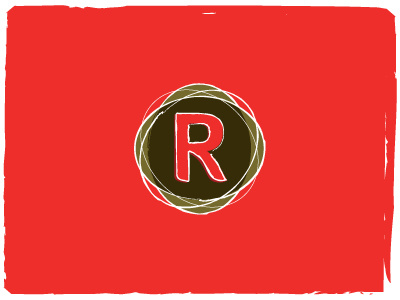 Rubicon Logo Concept green logo paint red restaurant texture