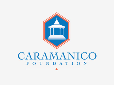 Caramanico Foundation Logo blue cambodia coral logo non profit pagoda