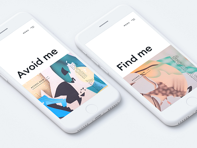 Avoid me & find me My art + UI art art direction branding design graphic graphic design graphicdesign illustration illustrations illustrator mobile mobile design mobile ui portfolio typography ui uidesign ux