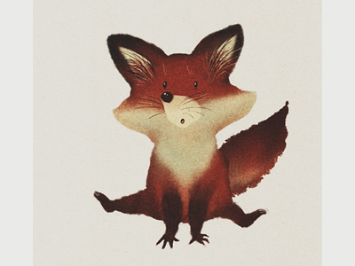 Foxy illustration animal art childbook cute design fox graphic art illustration illustrator watercolour