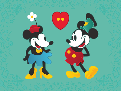Steamboat Willie design disney disney art graphic illustration illustrator mickey mickey mouse minnie minnie mouse vector