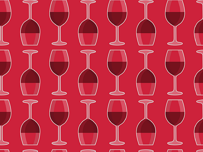 Red Wine design drink flat flat design glass icon illustration illustrator red wine vector wine