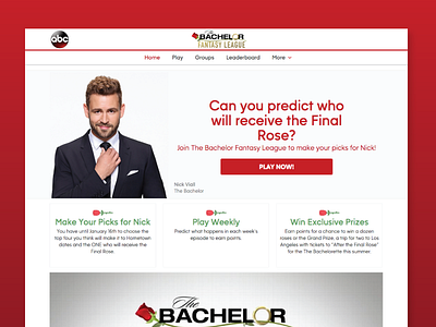 Bachelor Fantasy League Site