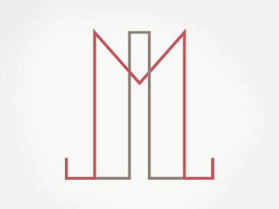 JL + M wedding logo