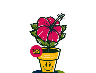 Flower Smiley branding design graphic design illustration logo