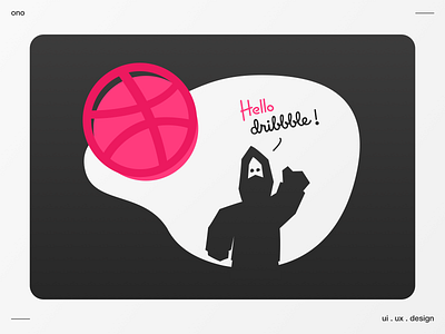Hello Dribbble! design first shot hello dribbble illustration