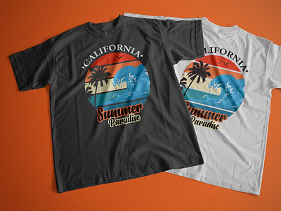 California T-Shirt Design