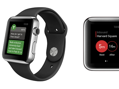 MBTA Apple Watch Concept apple boston ios mbta watch