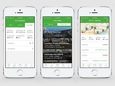 App Concept for Hubway Bike Sharing in Boston