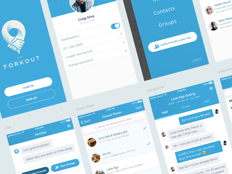 A (very) work in progress client project. chat app ios wip
