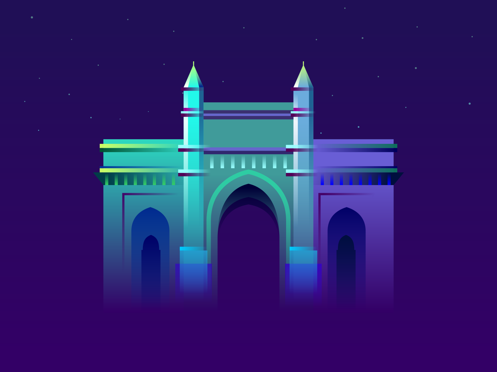 Gateway Of India By Rahul Khobragade On Dribbble