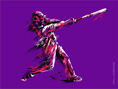 Sport Illustration (Baseball) athletic baseball character identity illustration player shape vector