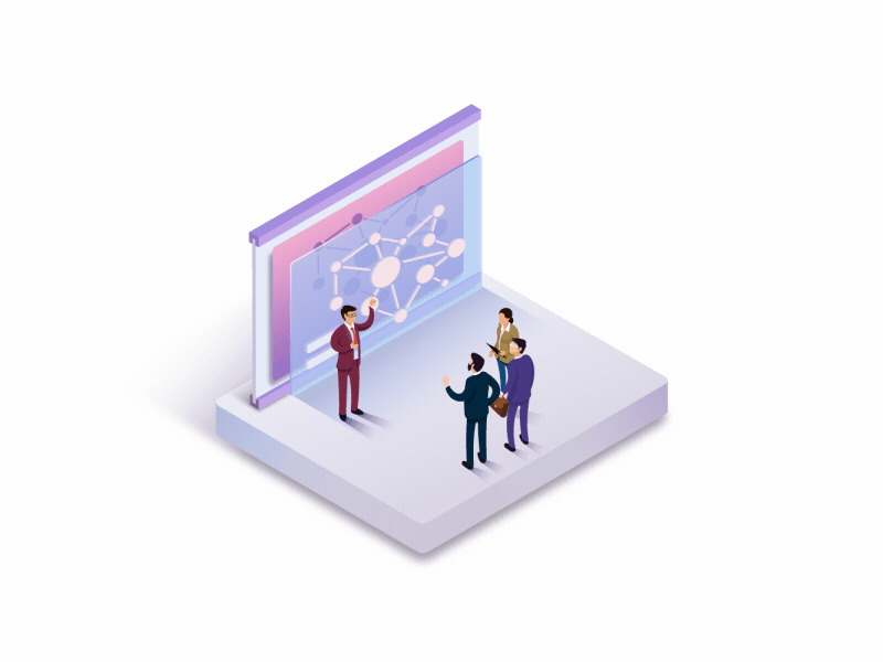 Explainer Video - Studiotale animation demo gif gradients identity isometric motion page people studiotale ui website