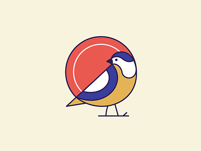Bird mark bird flat identity logo mark minimalistic monoline sparrow symbol