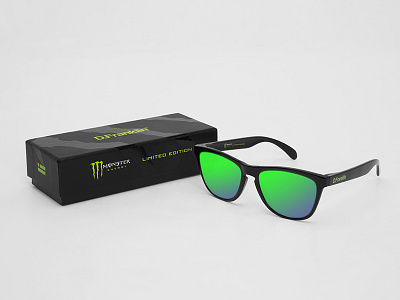 D.FRANKLIN | Monster Energy box brand cobranding fashion packaging sunglasses