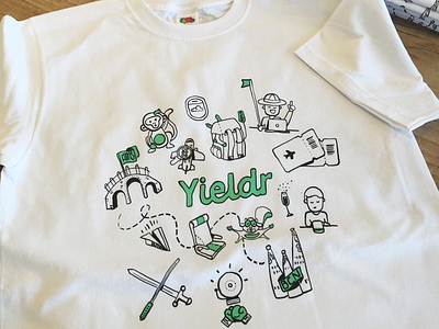 Yieldr Shirts doodle fashion illustration startuplife swag sweaters tshirts yieldr