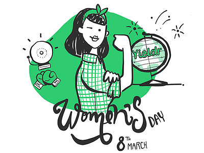 International Women's Day celebrate womenpower womensday yieldr