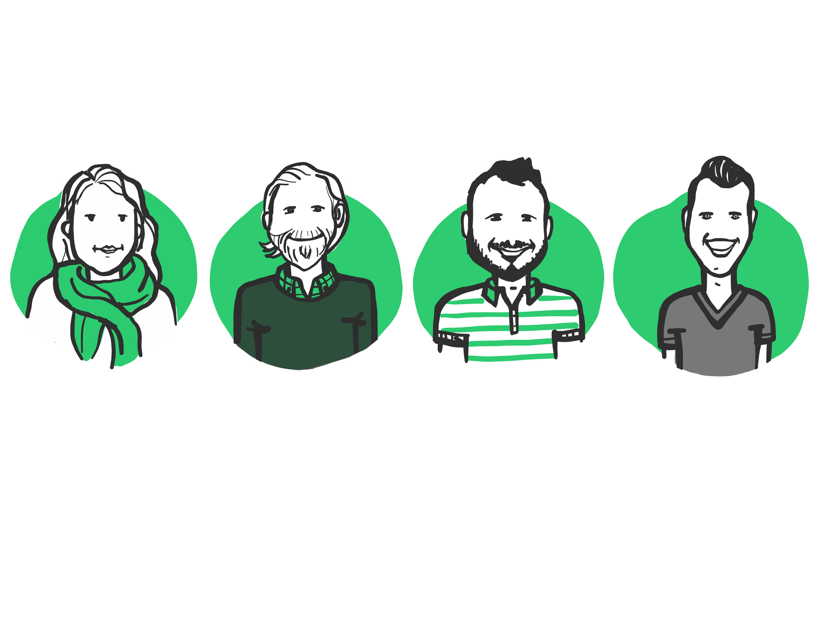 Team Avatars by Rita Ferreira on Dribbble