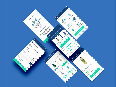 Smart Clean cleaning graphic design invision product design sketch ui design ux design