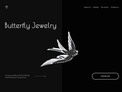 Design concept for jewelry store jewelry jewelrystore landingpage ui ux webdesign website вебдизайн вебсайт лендинг ювелирныеукрашения ювелирныймагазин