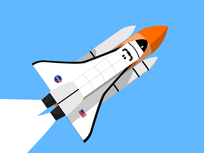 Rocket! illustration rocket space shuttle vector