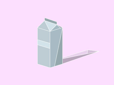 milk abstract illustration lowpoly milk