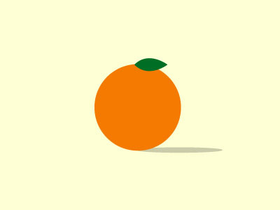 orange abstract fruit illustration orange vector