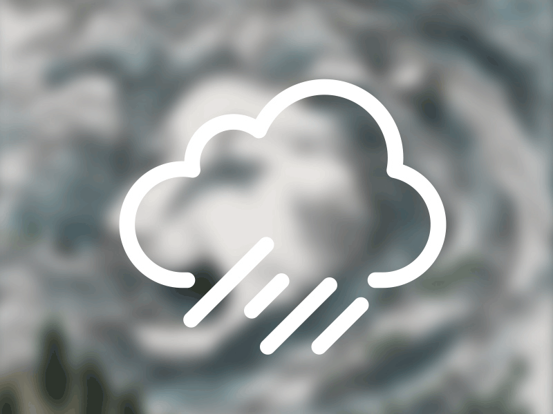 Weatherlore Animated Rain Icon icon rain weatherlore