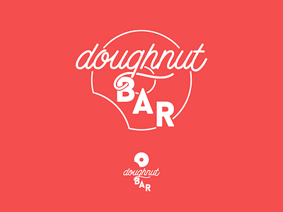 Doughnut Bar Logo doughnut food logo