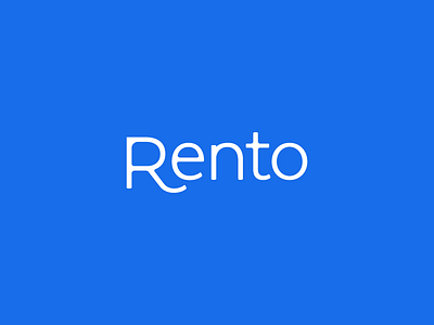 Rento Logo logo mark type