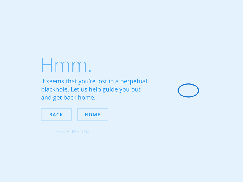 Daily UI 008 - 404 Page 008 404 dailyui error help page