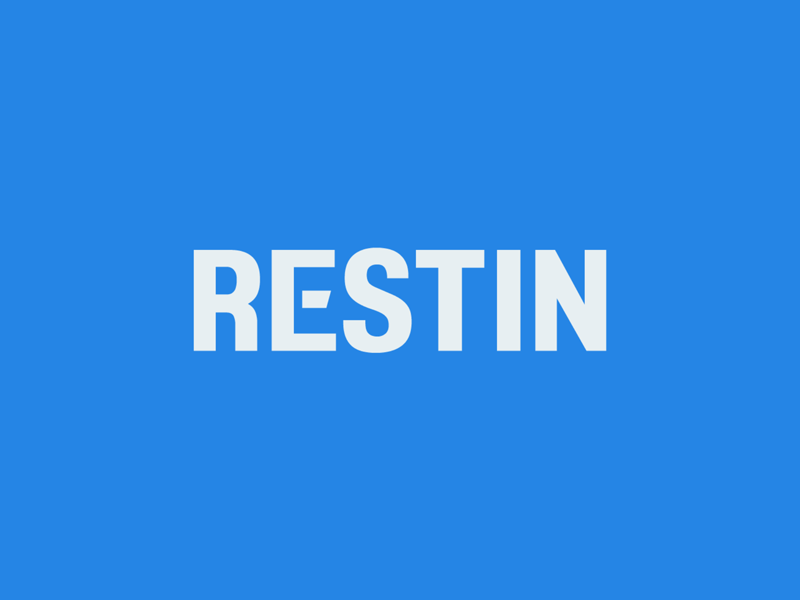 Restin Logo branding logo restin