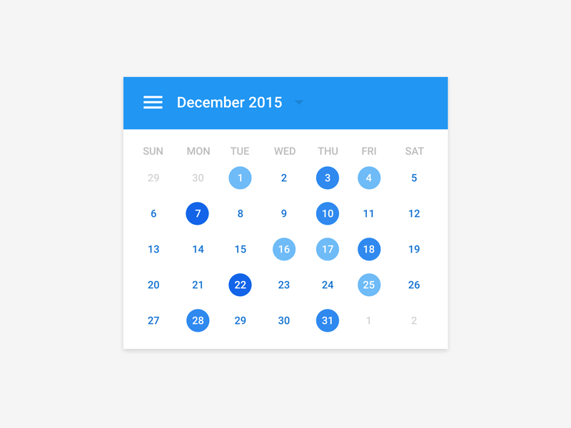 Daily UI 038 - Calendar 038 calendar dailyui schedule