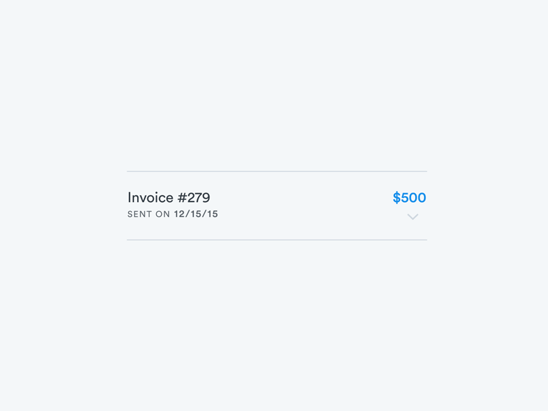 Daily UI 046 - Invoice 046 dailyui gif invoice ui