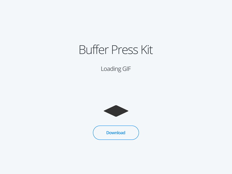 Daily UI 051 - Press Page 051 buffer dailyui gif loading press