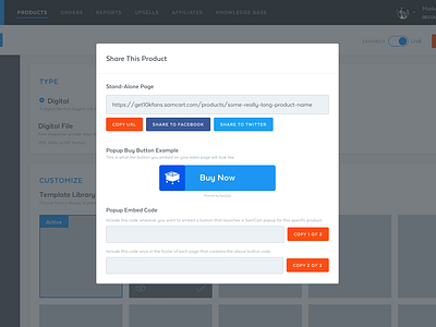 SamCart Buy Button by Derek Torsani on Dribbble