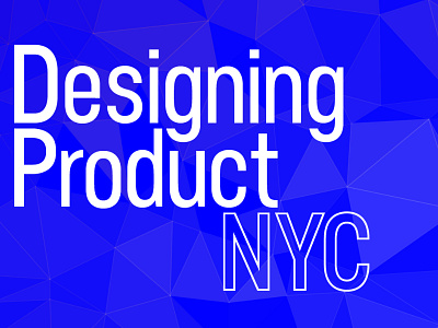 Designing Product NYC — Feb 4th design logo meetup new york nyc