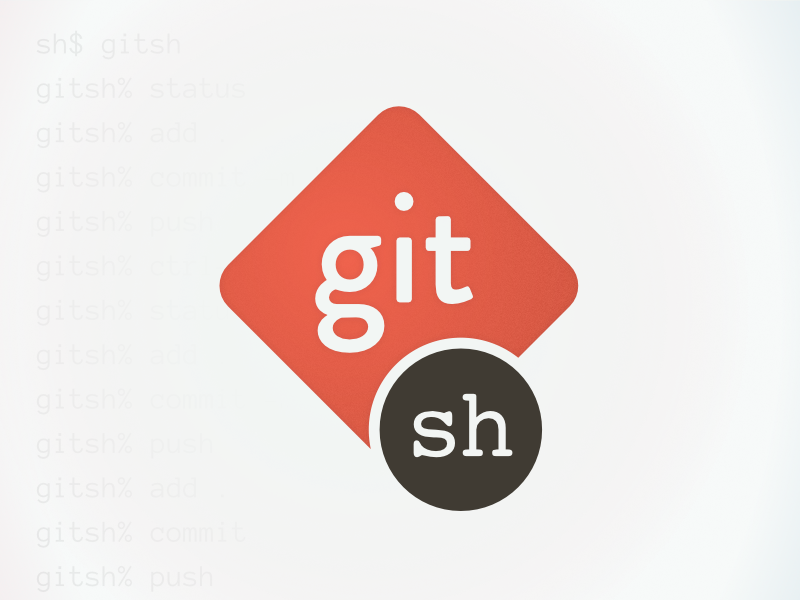 Gitsh Logos Dribbble code logo git open source
