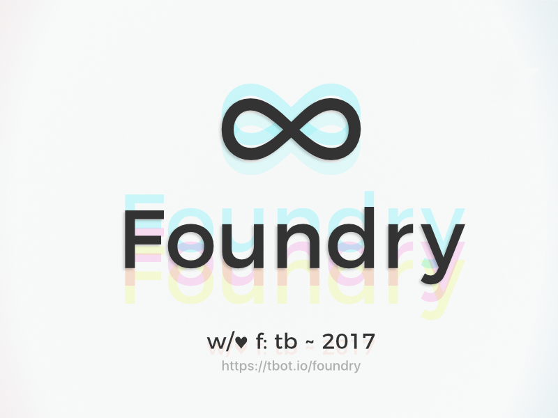 Foundry ∞ open source svg logo