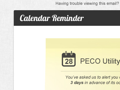 Email reminder