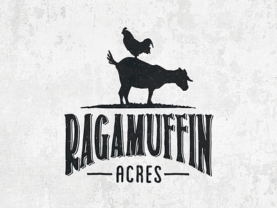 Ragamuffin Acres Logo (v2) branding identity logo