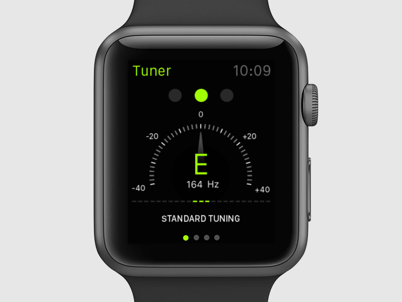 Apple tune. Apple watch Интерфейс. Часы UI. IWATCH Design UI. Гитарный тюнер дизайн интерфейсов.