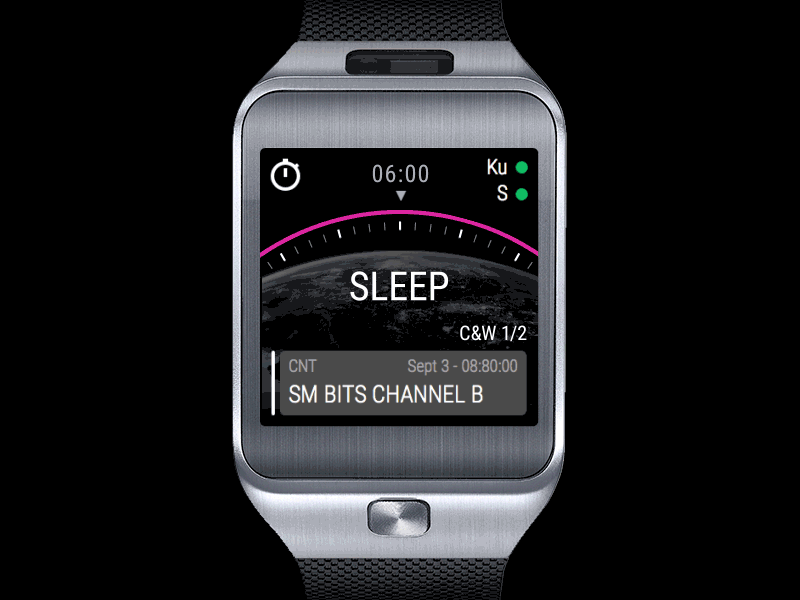 NASA Smartwatch App animation dashboard nasa smartwatch watch