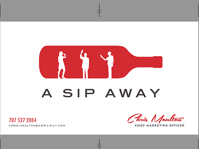 A Sip Away Biz Card Circa 2013 a sip away christopher moulton democratizing wine entrepeneur san francisco sonoma sonoma wine startup