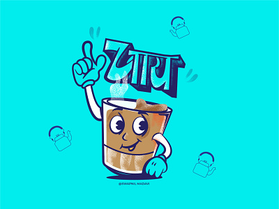 TEA (Chai) branding chai design graphic illustration india indian chai logo poster tea travel typography vector