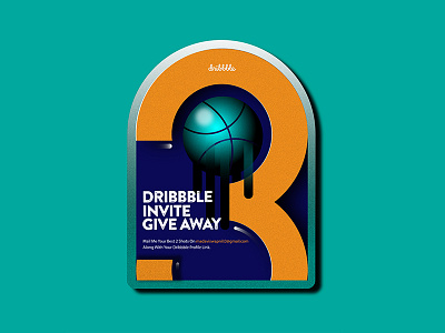 3x Dribbble Invite dribbbleinvite invite invite design invite giveaway